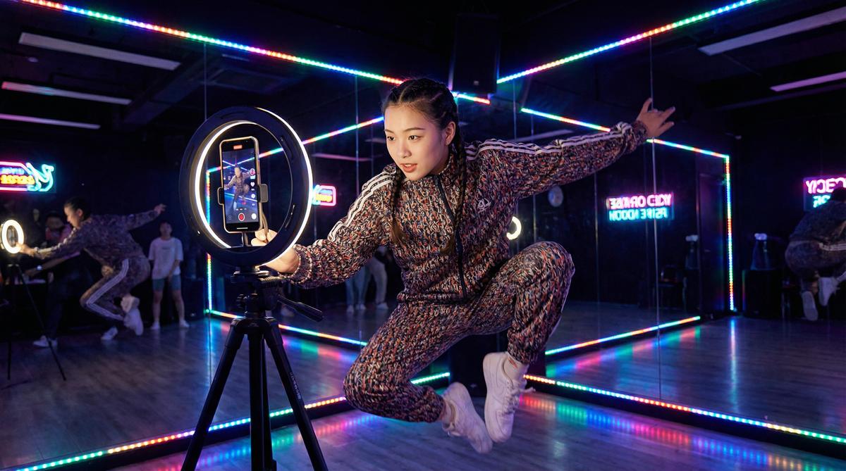 午夜福利 TikTok风格短视频舞蹈挑战